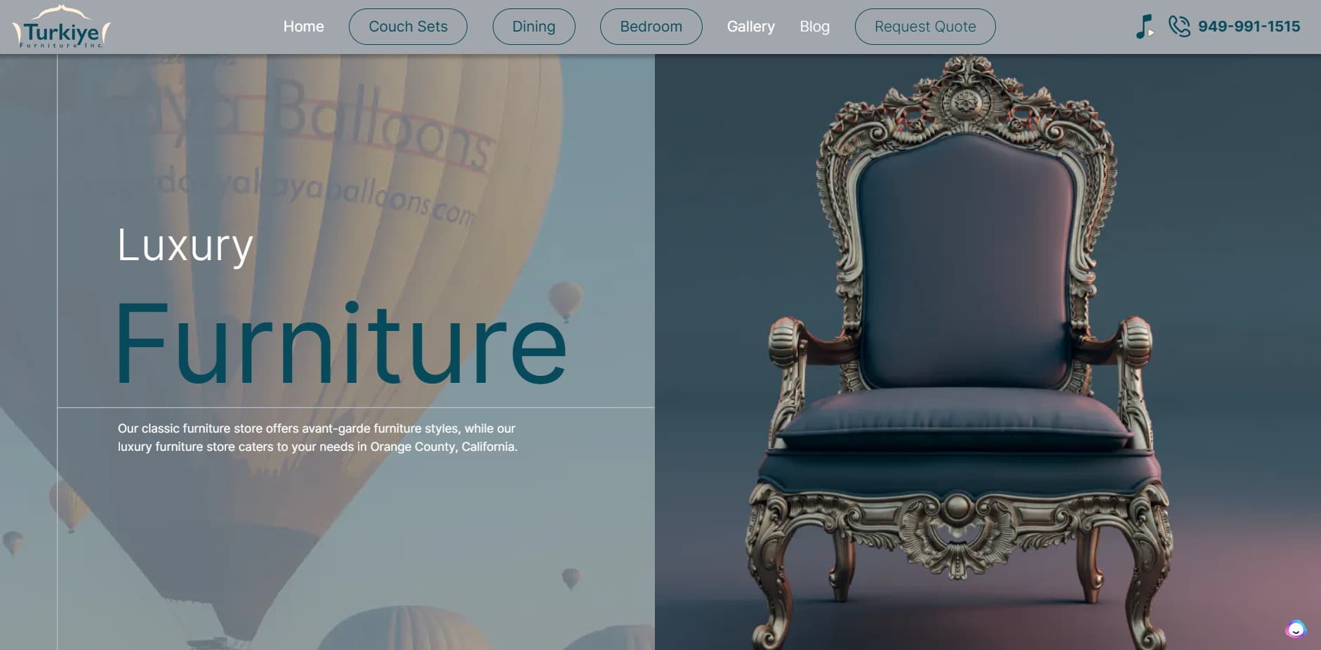 Turkiye furniture in California